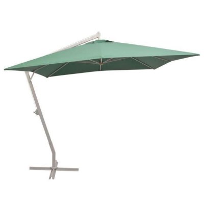 VIDAXL  parasol 300 x 300 cm poteau en aluminium vert 42973
