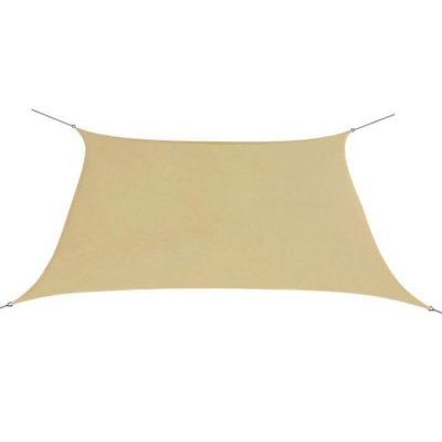 VIDAXL  - Parasol en tissu Oxford carr&eacute; 3,6 x 3,6 m Beige Beige