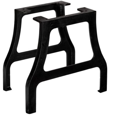 Vidaxl pied de table basse 2 pcs cadre en a fonte 245421