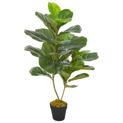 VIDAXL  Plante Artificielle Avec Pot Feuilles De Figuier Vert 90 Cm