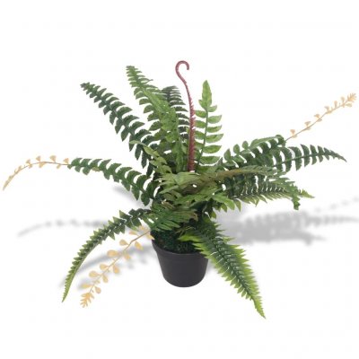 VIDAXL  - Plante artificielle avec pot Foug&egrave;re 50 cm Vert Vert