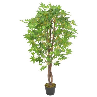 VIDAXL  - Plante artificielle d'&eacute;rable avec pot Vert 120 cm green