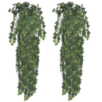 VIDAXL  - Plantes artificielles 2 pcs Lierre Vert 90 cm Green