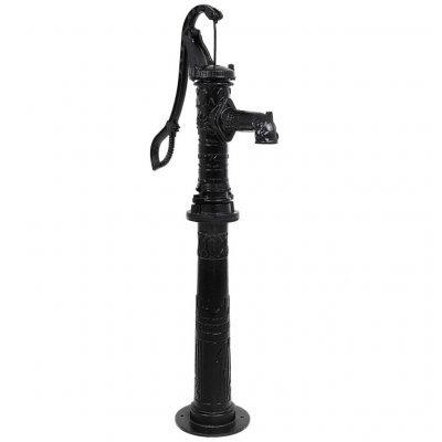 VIDAXL  - Pompe &agrave; eau de jardin avec support en fonte Noir