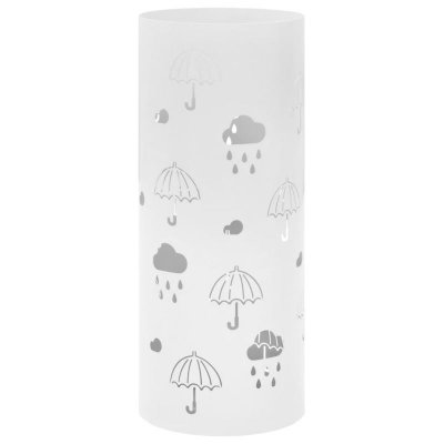 VIDAXL  - Porte-parapluie Design Parapluies Acier Blanc Blanc