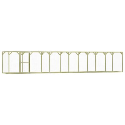 VIDAXL  - Poulailler 1,5x9x1,5 m Pin&egrave;de impr&eacute;gn&eacute;e n/a
