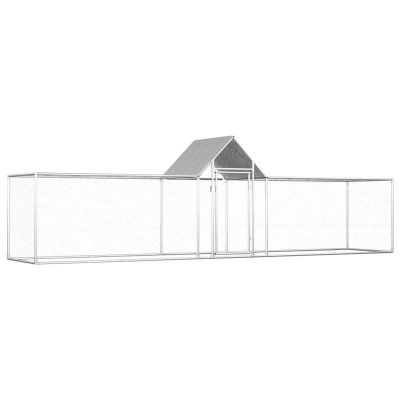 VIDAXL  - Poulailler 5 x 1 x 1,5 m Acier galvanis&eacute; n/a