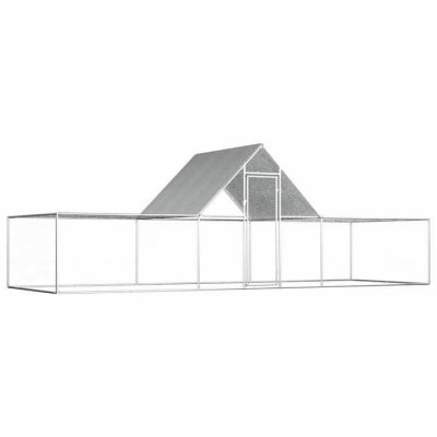 VIDAXL  - Poulailler 6 x 2 x 2 m Acier galvanis&eacute; n/a