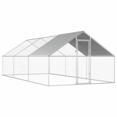 VIDAXL  - Poulailler d'ext&eacute;rieur 2,75 x 6 x 1,92 m Acier galvanis&eacute; n/a