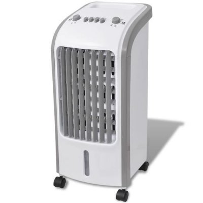 VIDAXL  Refroidisseur d'air 80 W 5 L 270 m&sup3;/h 25 x 26 x 56 cm 