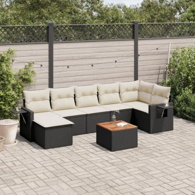 VIDAXL  Salon de jardin - Noir
