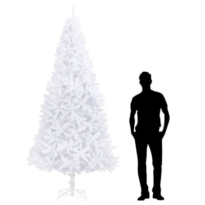 Vidaxl - Sapin de No&euml;l artificiel 300 cm Blanc Blanc
