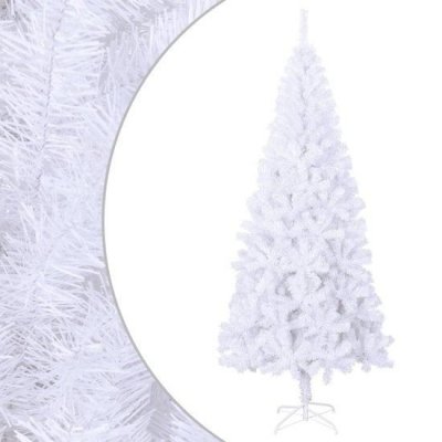 Vidaxl sapin de no&euml;l artificiel l 240 cm blanc 244193