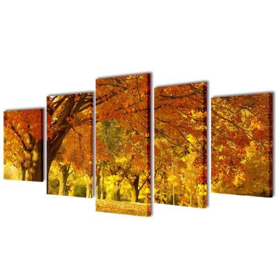 VIDAXL  set de toiles murales imprim&eacute;es &eacute;rable 200 x 100 cm 241577