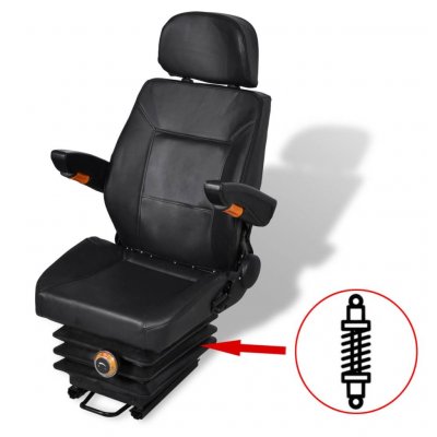 VIDAXL  si&egrave;ge de tracteur avec suspension 210158