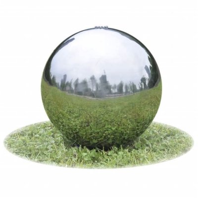 VIDAXL  - Sph&egrave;re de fontaine de jardin avec led Acier inoxydable 20 cm