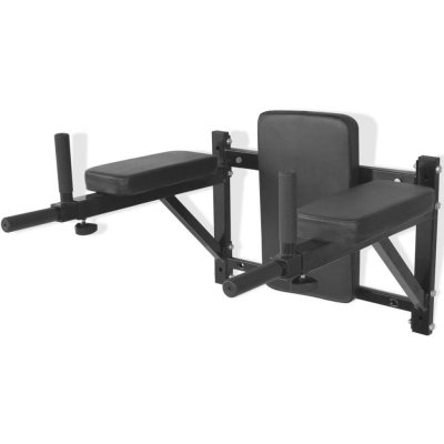 VIDAXL  station de fitness murale noire 91368