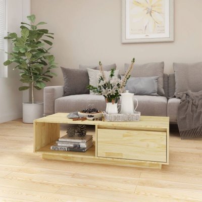 Vidaxl - Table basse 110x50x33,5 cm Bois de pin massif