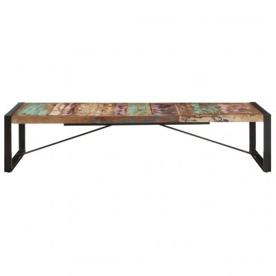 Vidaxl table basse 180x90x40 cm bois de r&eacute;cup&eacute;ration massif 321589