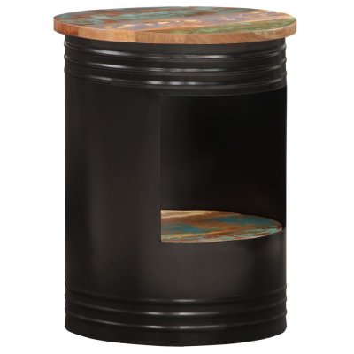 Vidaxl table basse 43x55 cm bois de r&eacute;cup&eacute;ration solide 287486