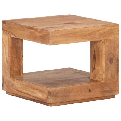 Vidaxl table basse 45x45x40 cm bois d'acacia massif 320200