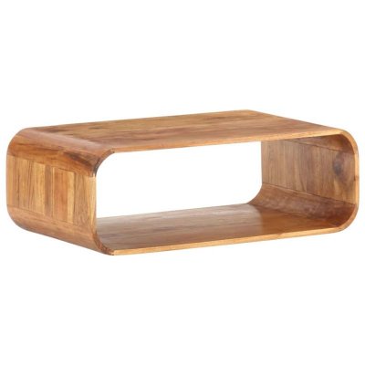Vidaxl table basse 90x50x30 cm bois d'acacia massif 289651