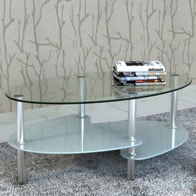 Vidaxl - Table basse avec design exclusif Blanc Blanc