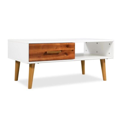 Vidaxl - Table basse Bois d'acacia massif 90 x 50 x 40 cm Brun