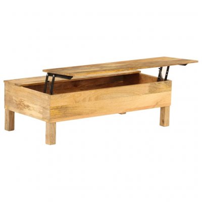 Vidaxl - Table basse Bois de manguier massif 110 x 55 x 35 cm Brun