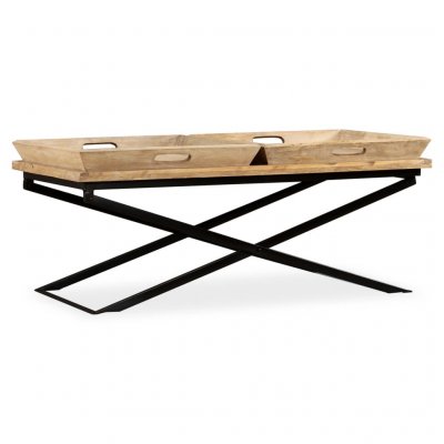 Vidaxl - Table basse Bois de manguier massif 110 x 55 x 42 cm n/a
