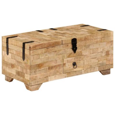 Vidaxl - Table basse Bois de manguier massif 80 x 40 x 35 cm Marron