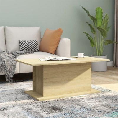 Vidaxl - Table basse Ch&ecirc;ne sonoma 102x55,5x40 cm Agglom&eacute;r&eacute;
