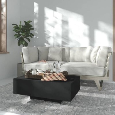 Vidaxl - Table basse Noir 85x55x31 cm Agglom&eacute;r&eacute;