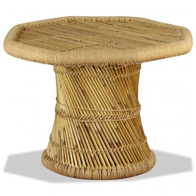 Vidaxl - Table basse octogonale Bambou 60 x 60 x 45 cm Marron