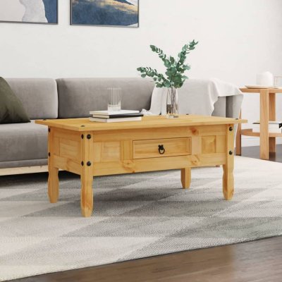Vidaxl - Table basse Pin mexicain Gamme Corona 100 x 60 x 45 cm Marron
