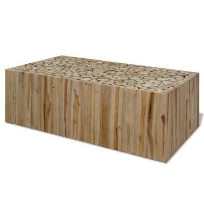 Vidaxl table basse teck v&eacute;ritable 90x50x30 cm 244556