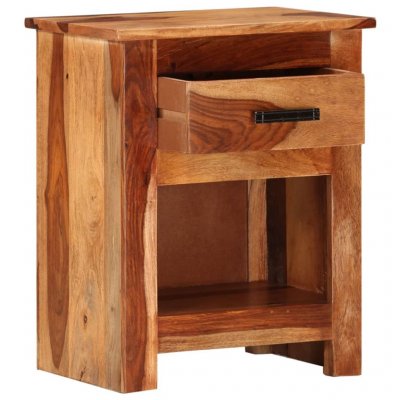 Vidaxl - Table de chevet 40 x 30 x 50 cm Bois de Sesham massif Brun