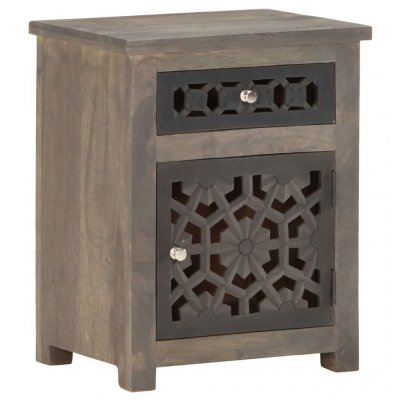 Vidaxl - Table de chevet 40x30x50 cm Bois de manguier massif Brun