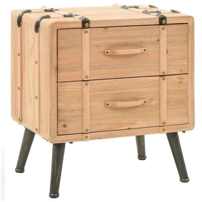 Vidaxl table de chevet bois de sapin massif 50 x 35 x 57 cm 245771