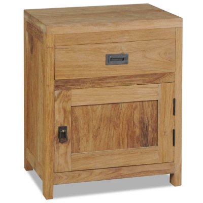 Vidaxl table de chevet teck massif 40 x 30 x 50 cm 244484