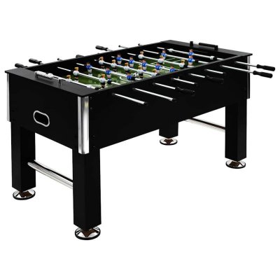 VIDAXL  Table de football Acier 60 kg 140 x 74,5 x 87,5 cm Noir 