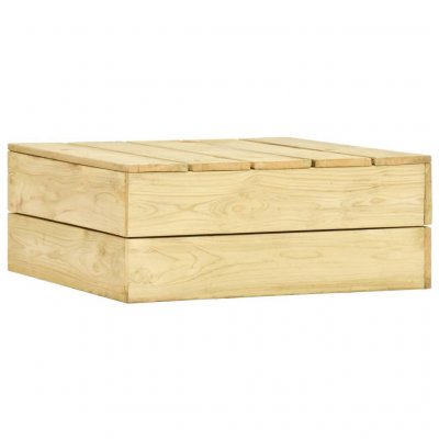VIDAXL  - Table de jardin 75x75x31 cm Bois de pin impr&eacute;gn&eacute; Brun