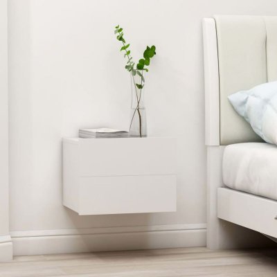 Vidaxl - Tables de chevet 2 pcs Blanc 40 x 30 x 30 cm Agglom&eacute;r&eacute; Blanc