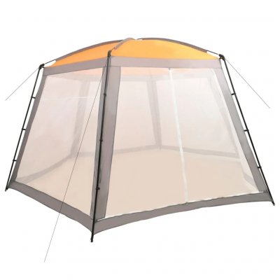 VIDAXL  tente de piscine tissu 590x520x250 cm gris