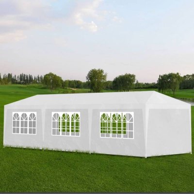 VIDAXL  - Tente de r&eacute;ception 3 x 9 m Blanc Blanc