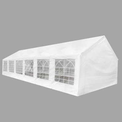 VIDAXL  Tente De R&eacute;ception Blanche 12 X 6 M