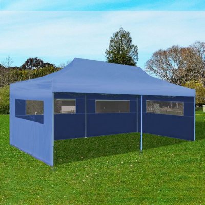 VIDAXL  - Tente de r&eacute;ception pliable bleue 3 x 6 m Bleu