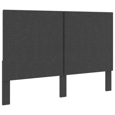 VIDAXL  t&ecirc;te de lit gris fonc&eacute; tissu 180x200 cm 287470