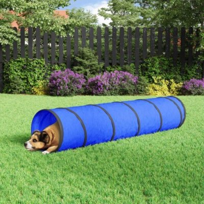 VIDAXL  - Tunnel pour chien bleu &oslash; 40x200 cm polyester