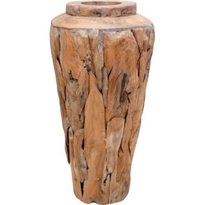 VIDAXL  - Vase de d&eacute;coration 40 x 60 cm Bois de teck solide n/a